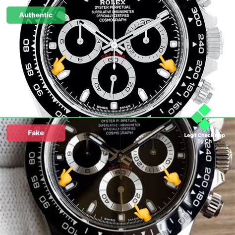 rolex daytona real vs fake